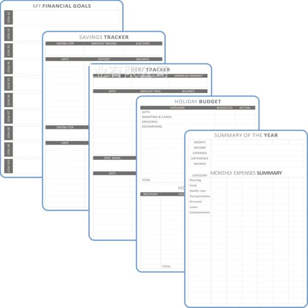 Budget Notebook And Expense Bill Tracker - Image 4