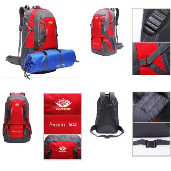 60L Light Outdoor Hiking Bag Men - Image 3