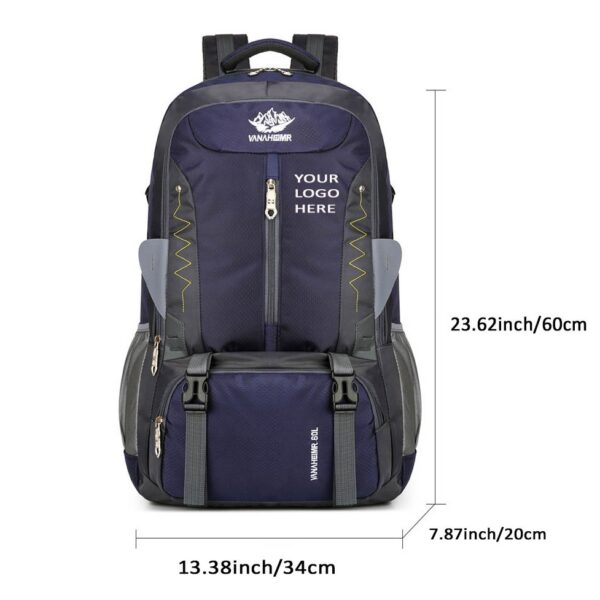 Waterproof Travel Hiking Backpack 60L - Image 2