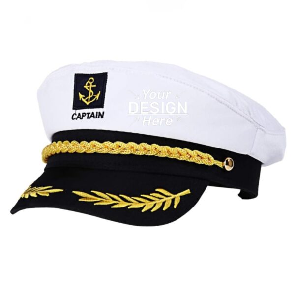 Captain Yacht Hat Sailors Cap Adjustable