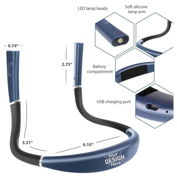 LED Neck Reading Light Book Light - Image 2