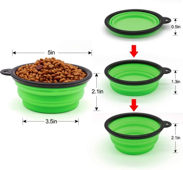 Dog Bowl Pet Collapsible Bowls - Image 2