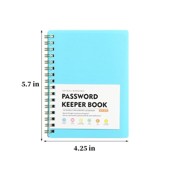 A6 Password Keeper Notebook - Image 2