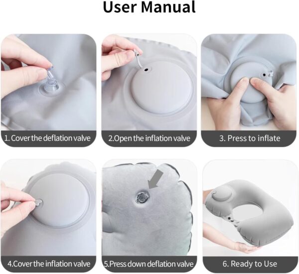 Ultralight Inflatable Travel Pillow - Image 4