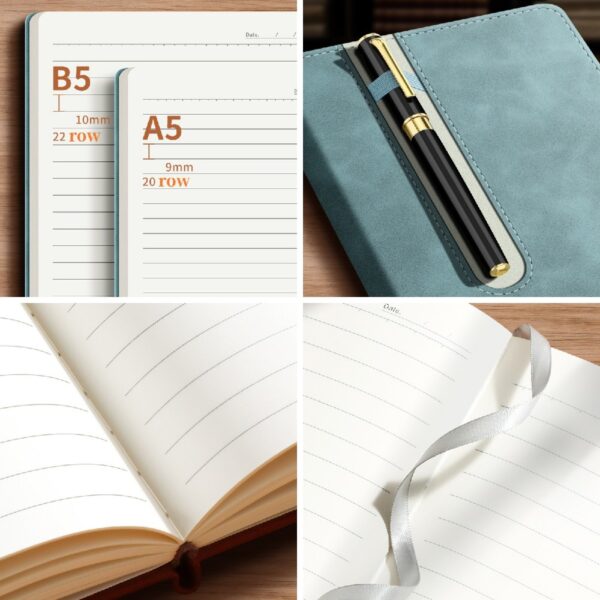 Premium Business Leather Notebook - Image 3