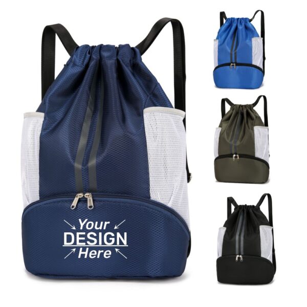 Waterproof Drawstring Basketball Backpack