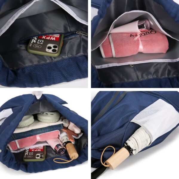 Waterproof Drawstring Basketball Backpack - Image 3