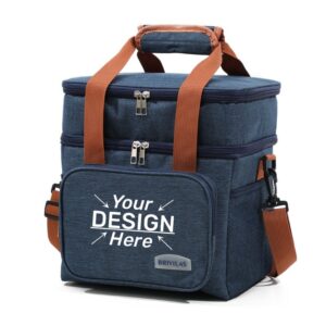 Double Layer Insulated Lunch Bag