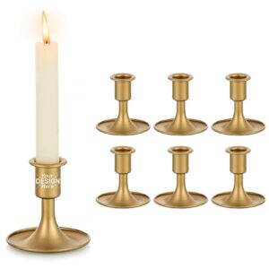 Gold Vintage Taper Iron Candle Holder