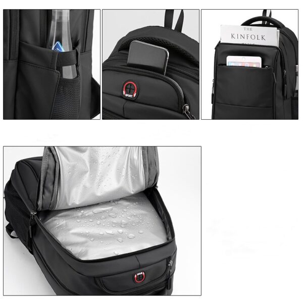 Travel Bag Men Laptop Backpack - Image 3