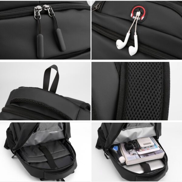 Travel Bag Men Laptop Backpack - Image 4