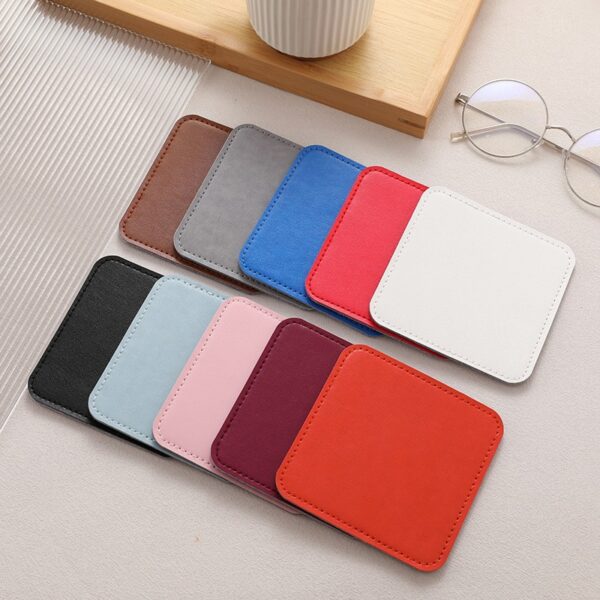 Custom Leather Cup Coasters - Image 3