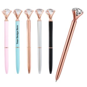 Crystal Crown Style Metal Ballpoint Pen