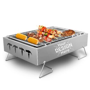 Stainless Steel Folding BBQ Grill