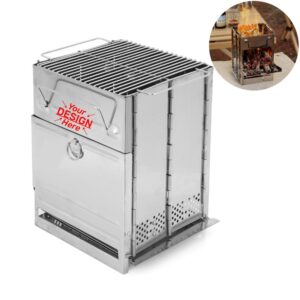 Folding Stainless Steel Wood Stove