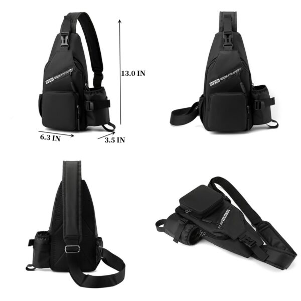 Men's Travel Messager Chest Bags - Image 2