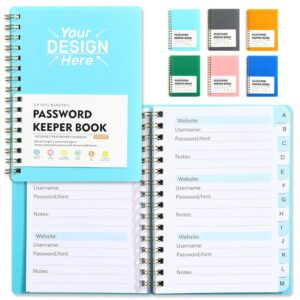 A6 Spiral Notebooks Password Books