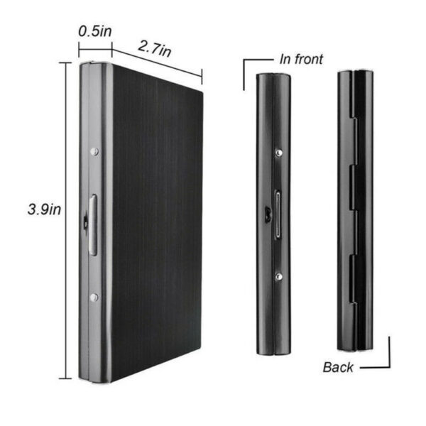 Stainless Steel RFID Credit Card Case - Image 2