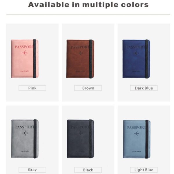 Travel Wallet RFID Passport Holder - Image 7