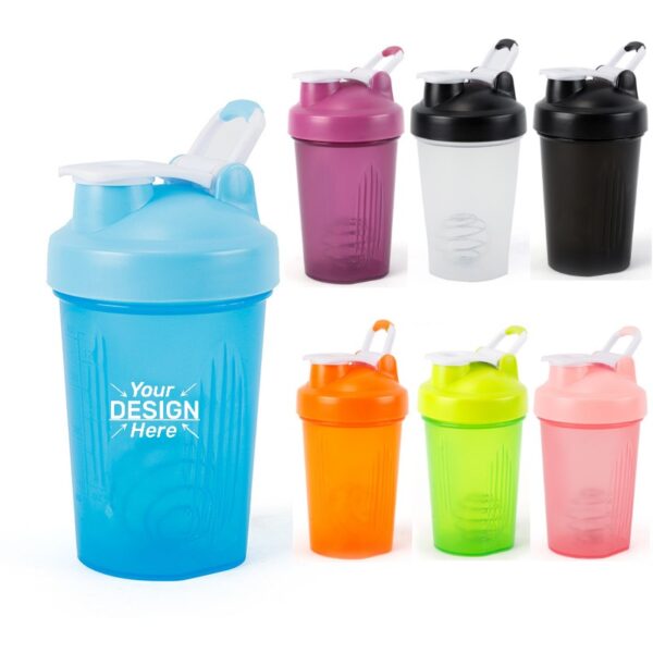 Plastic Gym Protein Shaker Bottle