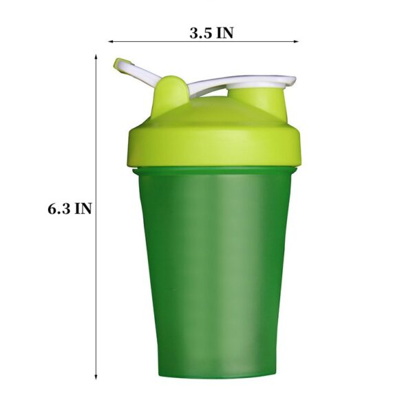 Plastic Gym Protein Shaker Bottle - Image 2