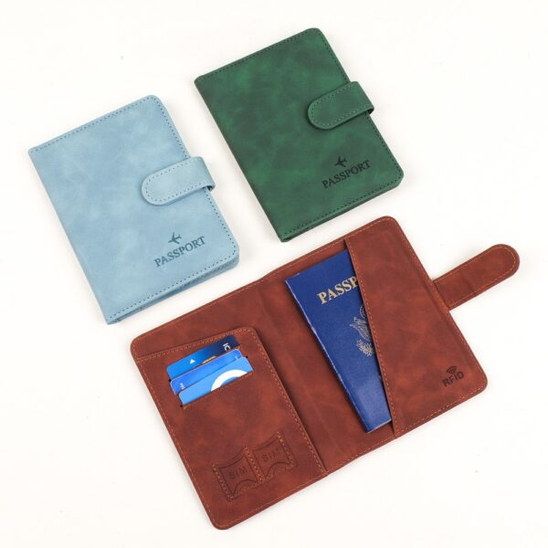 Multi-functional Leather Passport Holder - Image 3