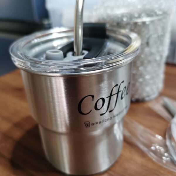 Coffee Cup With Straw and Lid - Image 8