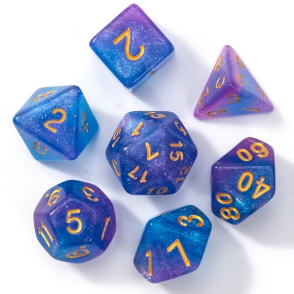 Starry Series Polyhedral RPG Dice Set - Image 2