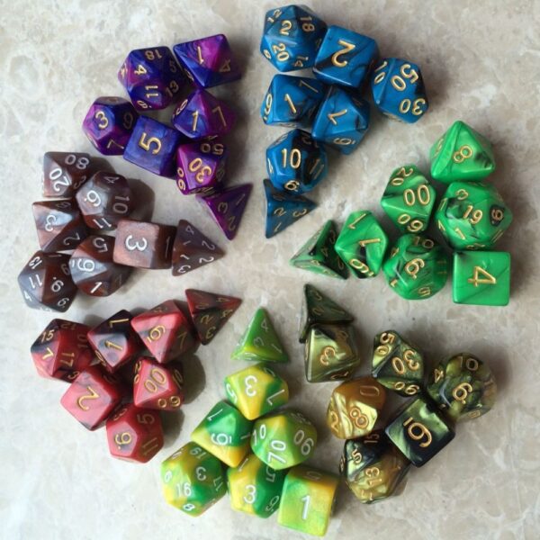 Starry Series Polyhedral RPG Dice Set - Image 7