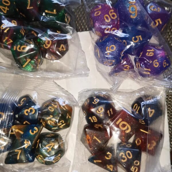 Starry Series Polyhedral RPG Dice Set - Image 8