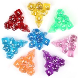 Acrylic DND Game Dice Set