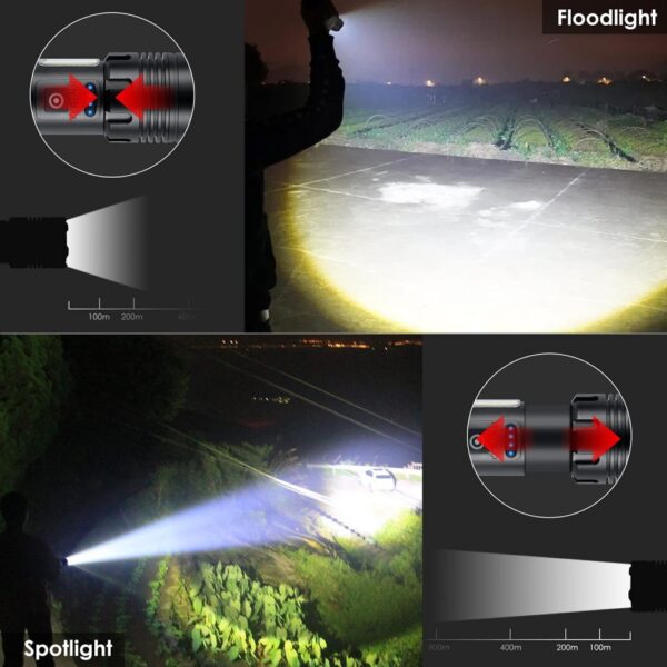 Rechargeable Powerful Flashlight LED - Image 3