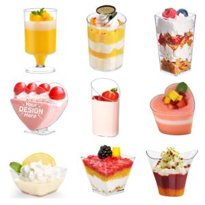 Mini Puddings Dessert Cup Plastic