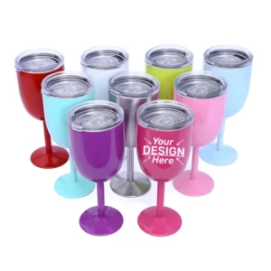 10oz Stainless Steel Wine Goblet Cup