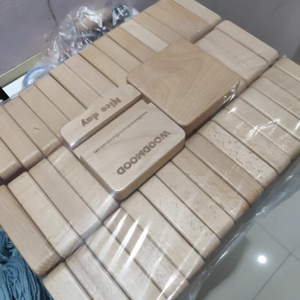 Mini Wooden Phone Stand Holder - Image 8