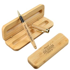 Bamboo Signature Pen With Box