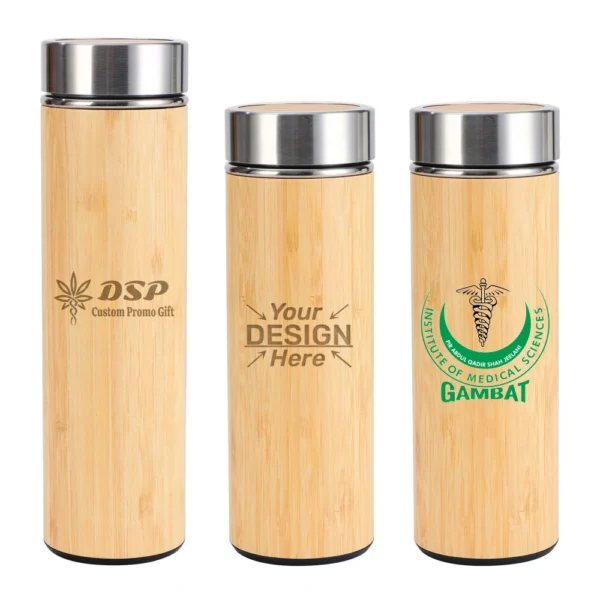 Bamboo Water Bottle Travel Tumbler