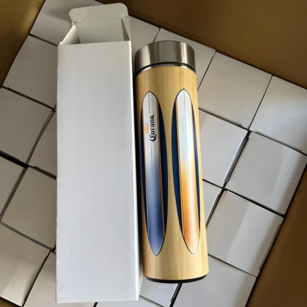 Bamboo Water Bottle Travel Tumbler - Image 7