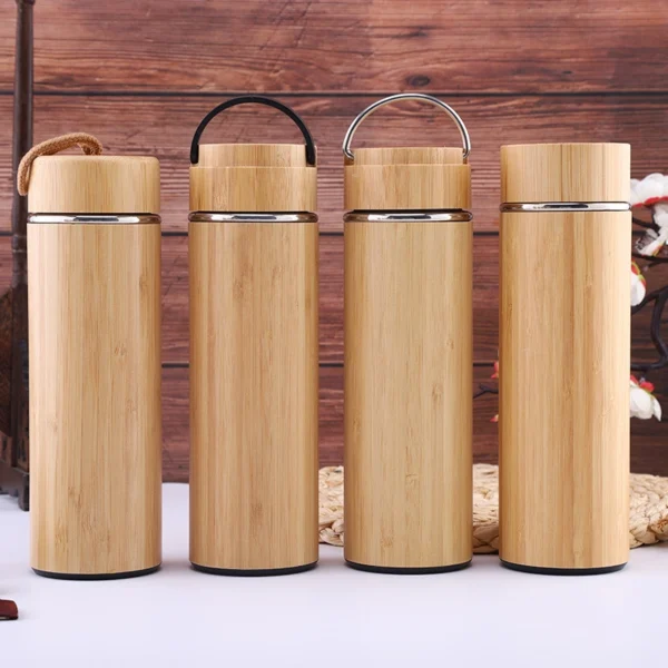 Bamboo Stainless Steel Insulated Tumbler - Image 3