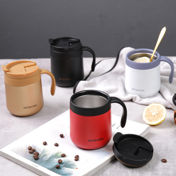 Coffee Mug with Lid and Handle - Image 7