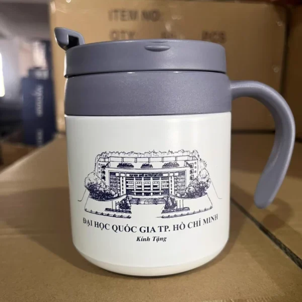 Coffee Mug with Lid and Handle - Image 9