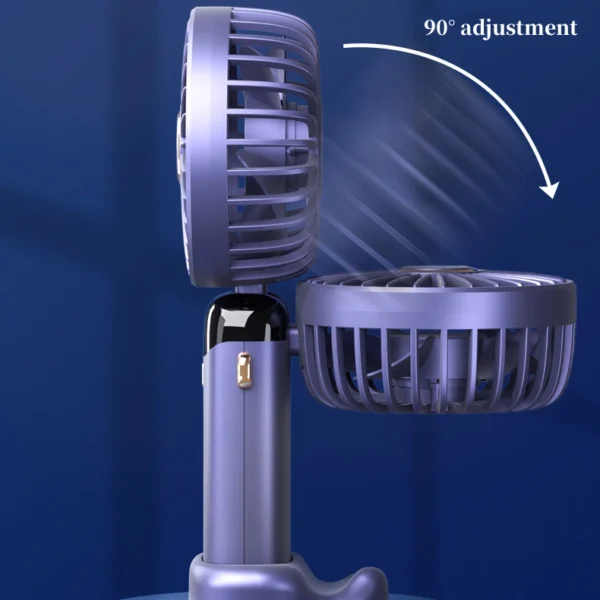 USB Rechargeable Handheld Fan - Image 4