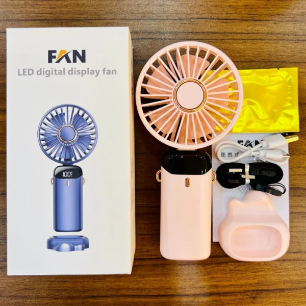 USB Rechargeable Handheld Fan - Image 7