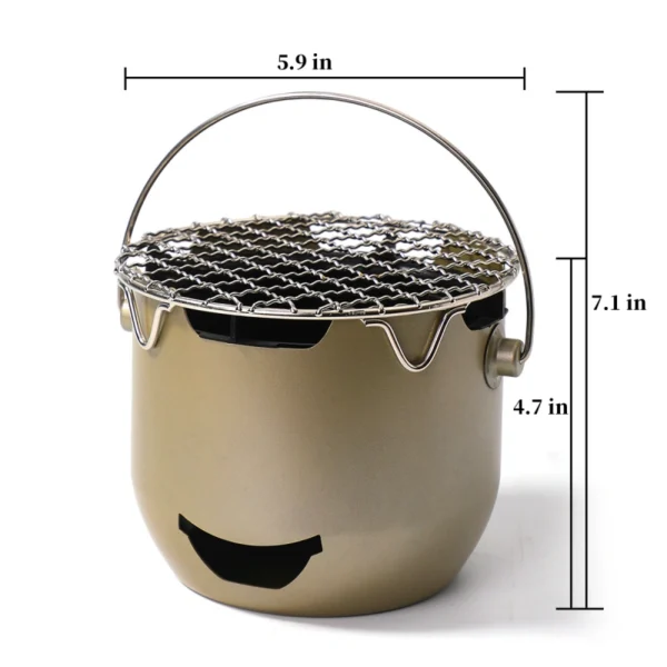 Stainless Steel Outdoor Firewood Stove - Image 2