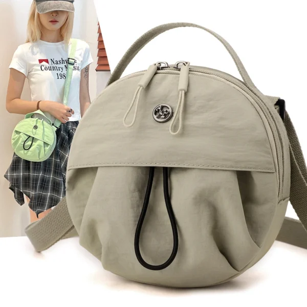 Women Circle Crossbody Tote Bag - Image 5
