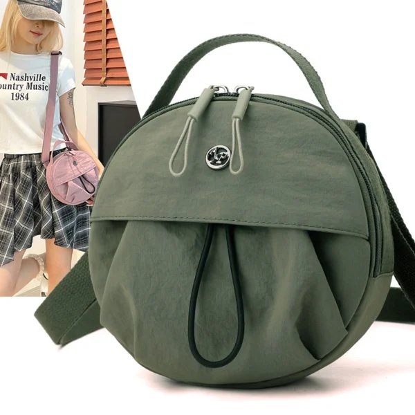 Women Circle Crossbody Tote Bag - Image 6