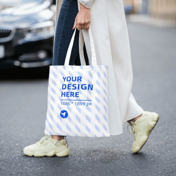 Custom Canvas Shopping Tote Bag - Image 5
