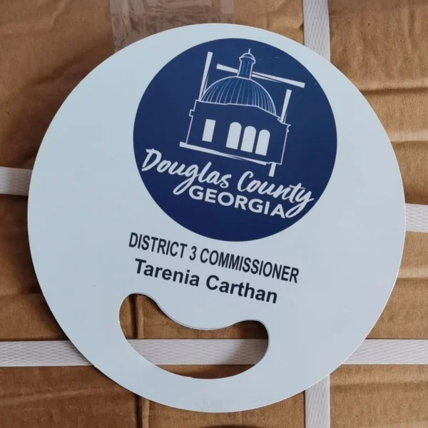 Custom Plastic Hand Fan - Image 2