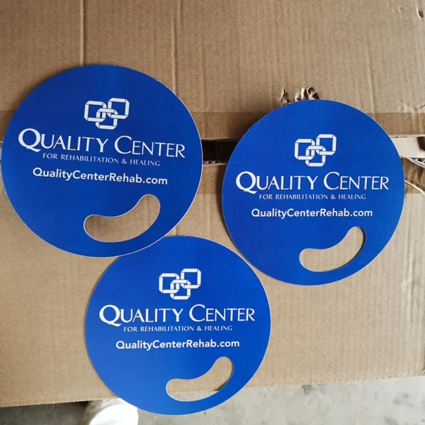 Custom Plastic Hand Fan - Image 3