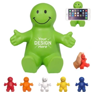 Squeezable Smile Phone Holder